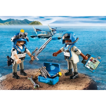 Klocki Playmobil Action Policyjny Samolot 9436
